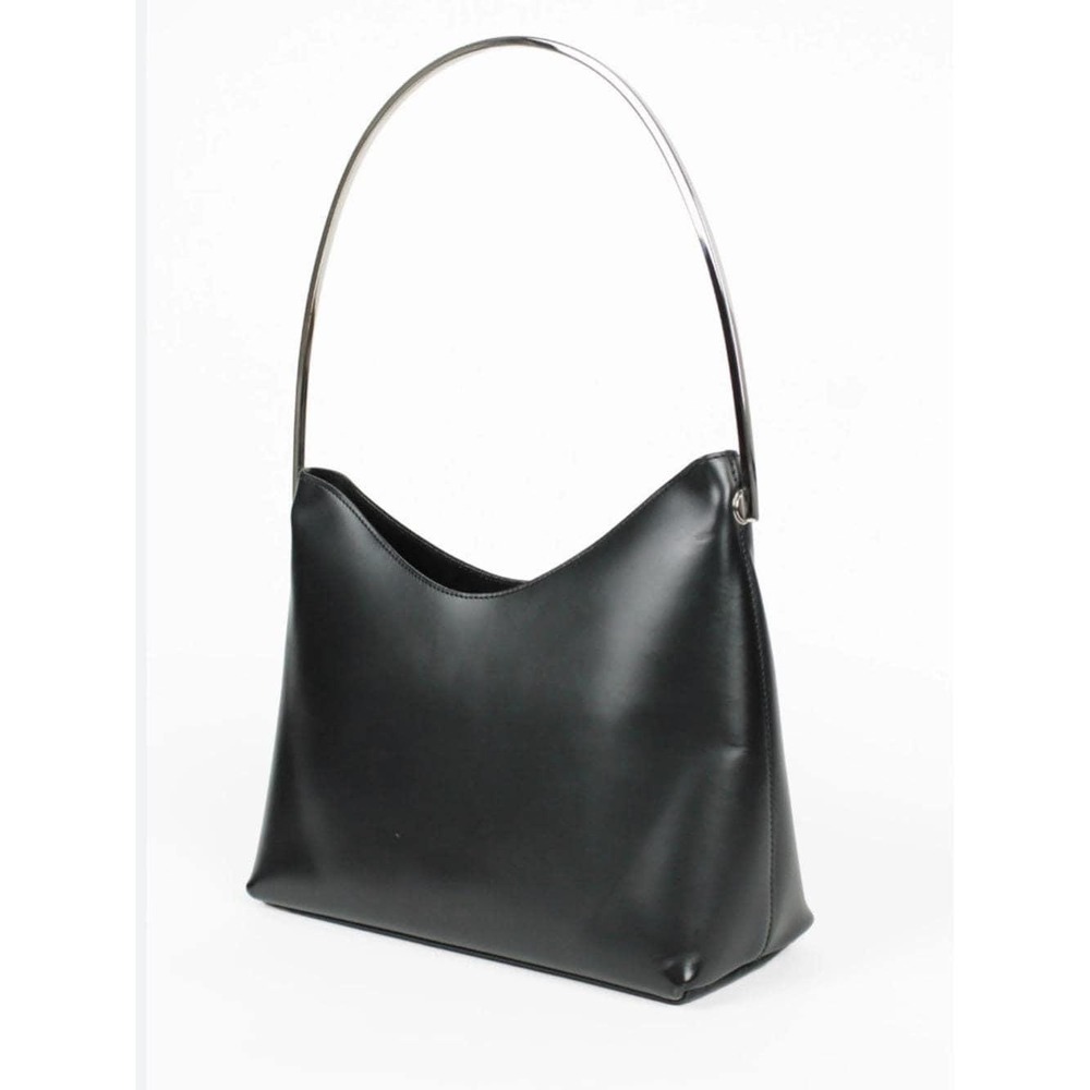 Gucci Shoulder Bag Womens Medium Black Good Vintage Metal Handle Tom Ford
